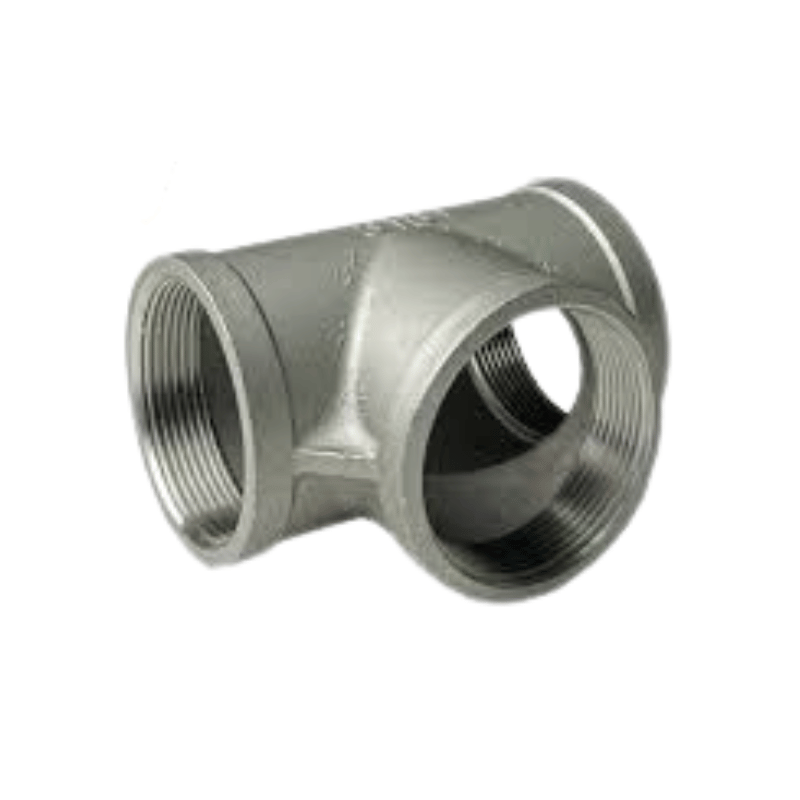 Tee Hi fitting 150 libras Acero Inoxidable