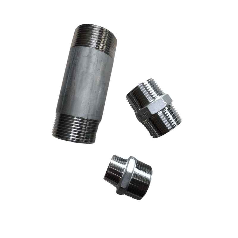 Niple, Niple T/C, Niple reducción T/C Fitting 150 Libras Acero Inoxidable